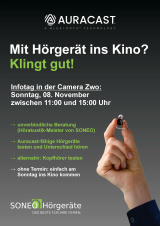 Filmplakat Auracast - Infotag