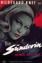 Filmplakat Die Sünderin